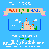 Mappy Land Title Screen